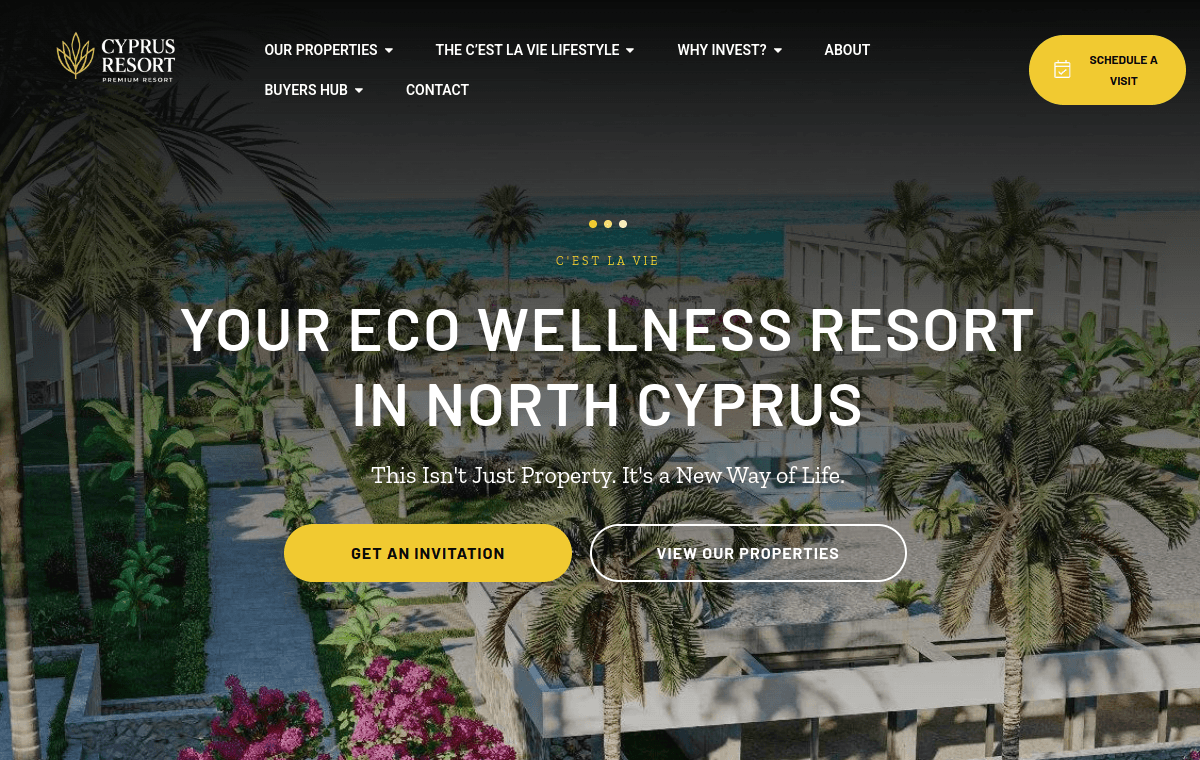 C'est La Vie — live site